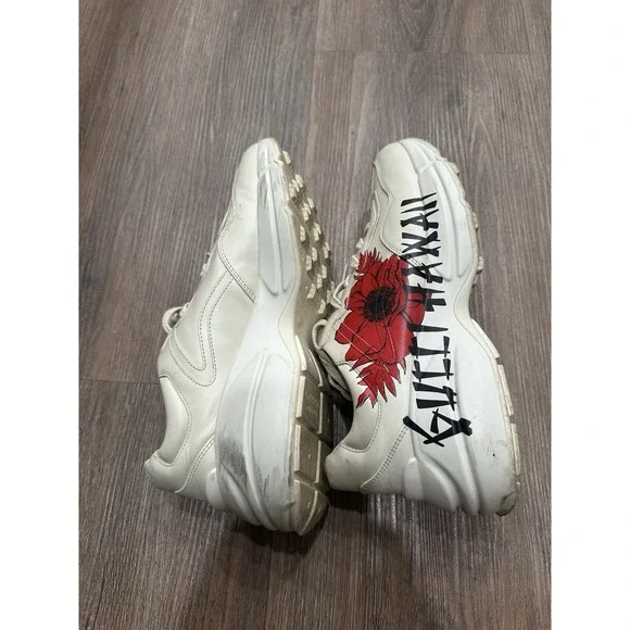 Gucci Rython Hawaii print Sneakers‎ Size 39 - Picture 7 of 13